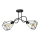 Nadgradni luster KARO 2xE27/15W/230V crna