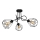 Nadgradni luster KARO 3xE27/15W/230V crna