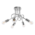 Nadgradni luster LOOP 5xE27/15W/230V sjajni krom