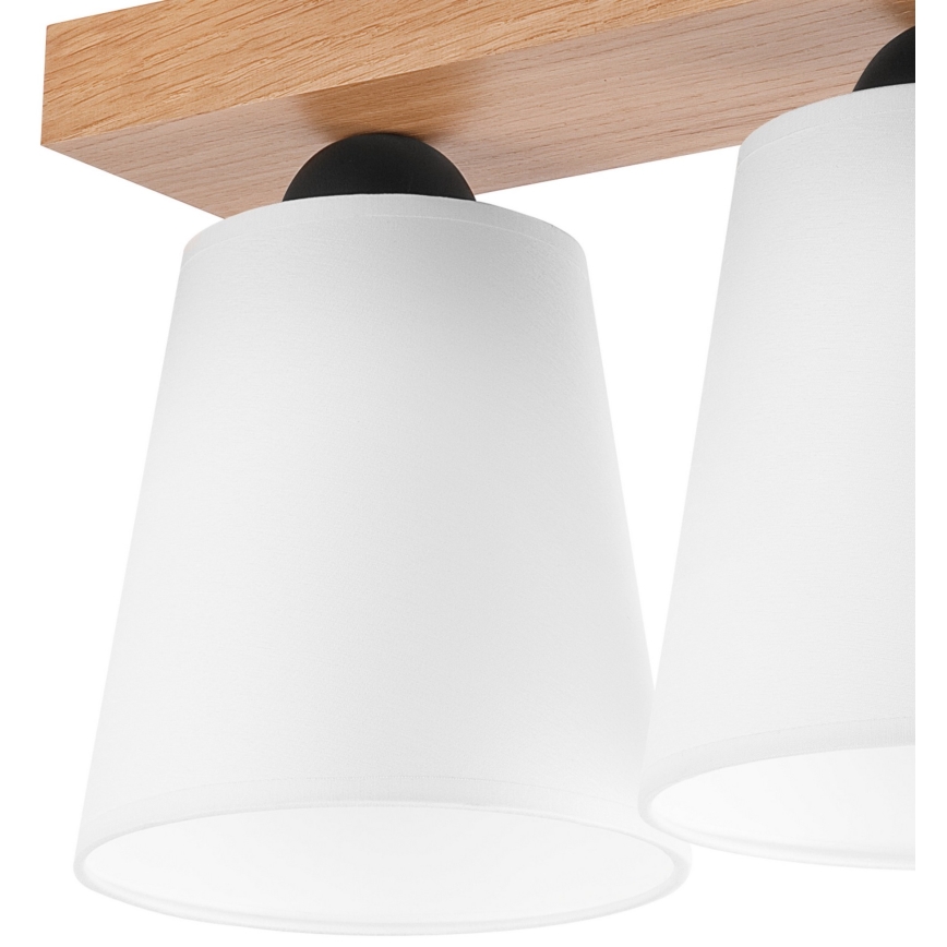 Nadgradni luster LULA 2xE27/60W/230V hrast