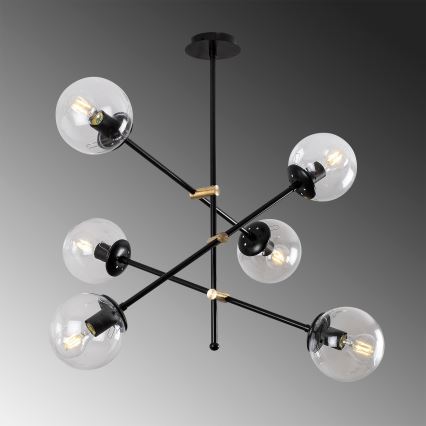 Nadgradni luster MARTI 6xE27/100W/230V