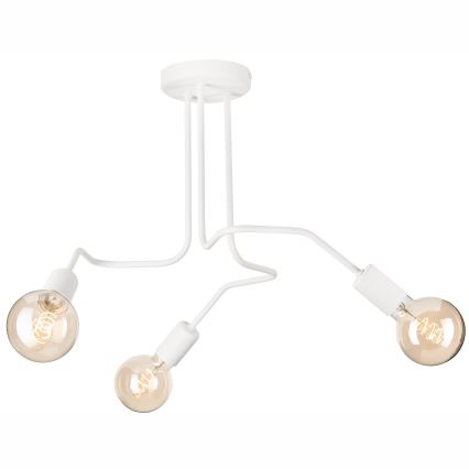 Nadgradni luster MATYLDA 3xE27/60W/230V bijela