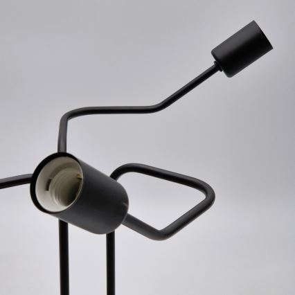 Nadgradni luster MATYLDA 3xE27/60W/230V crna