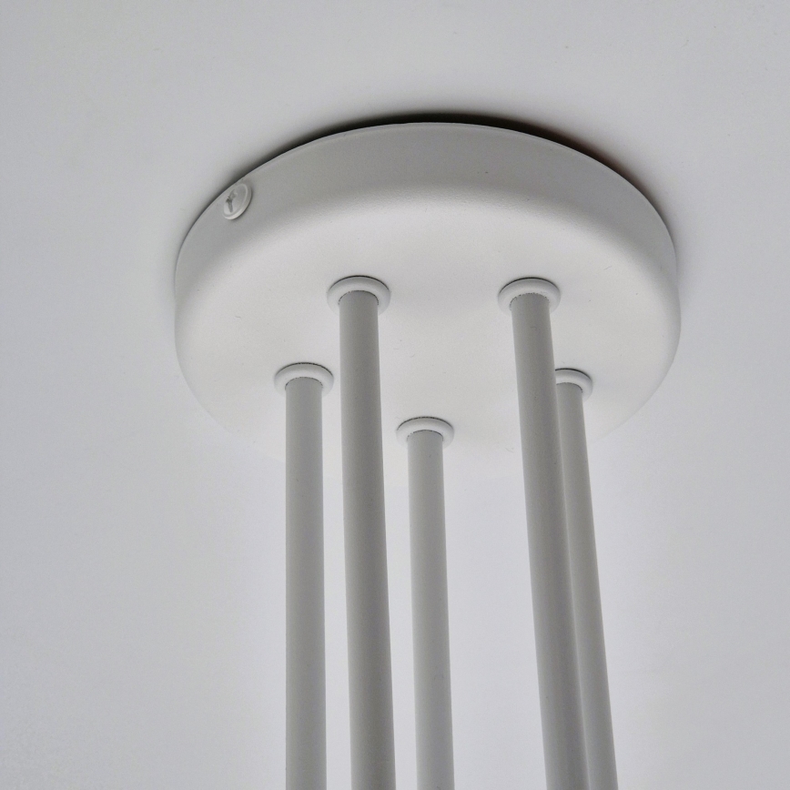 Nadgradni luster MATYLDA 5xE27/60W/230V bijela