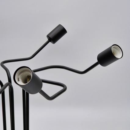 Nadgradni luster MATYLDA 5xE27/60W/230V crna