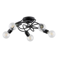 Nadgradni luster MAXIS 5xE27/15W/230V crna