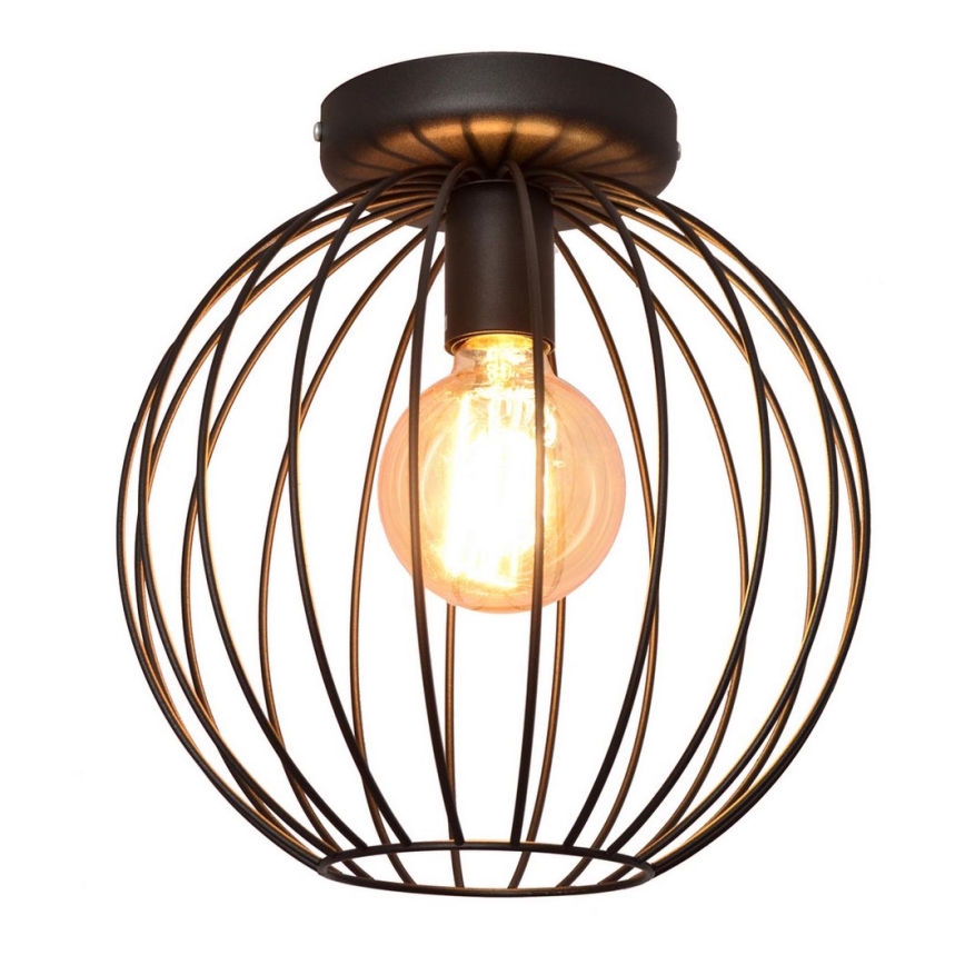 Nadgradni luster MERCURE 1xE27/15W/230V pr. 30 cm crna