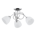 Nadgradni luster MODENA 3xE27/60W/230V sjajni krom/bijela