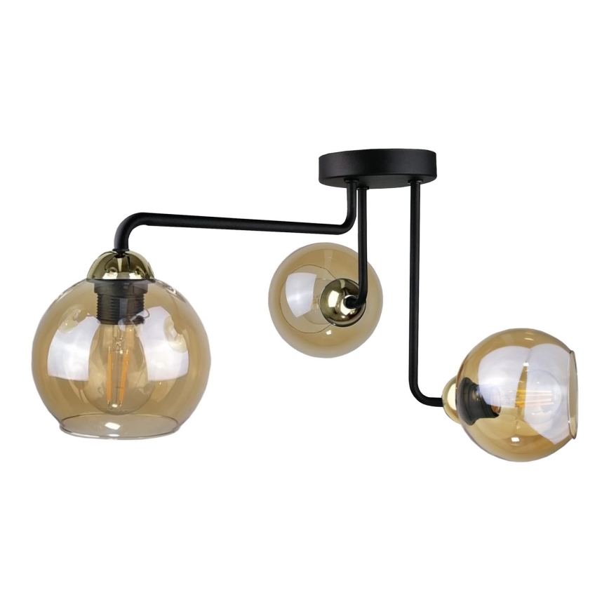 Nadgradni luster MONDE GOLD 3xE27/60W/230V