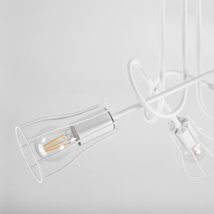 Nadgradni luster OXFORD 3xE27/15W/230V bijela