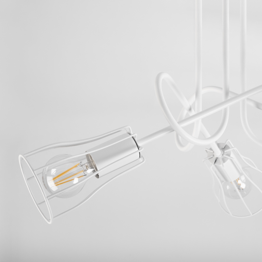 Nadgradni luster OXFORD 3xE27/15W/230V bijela