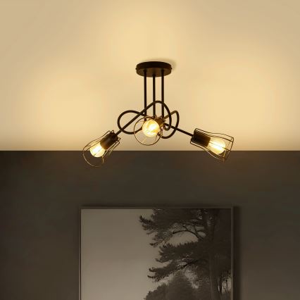 Nadgradni luster OXFORD 3xE27/15W/230V