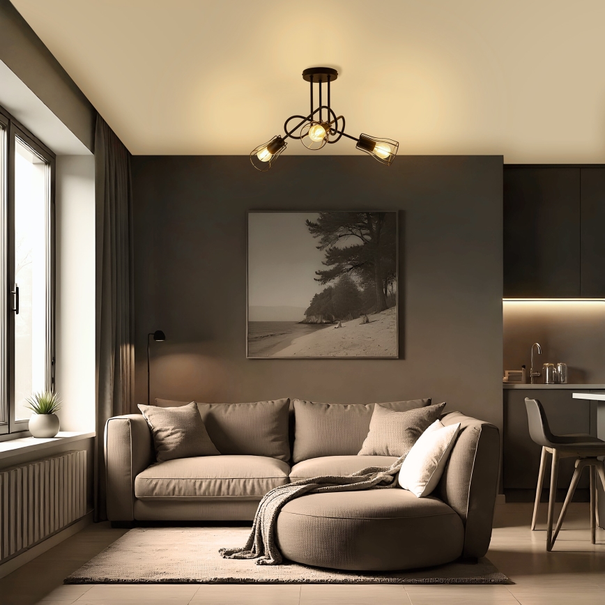 Nadgradni luster OXFORD 3xE27/15W/230V