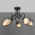 Nadgradni luster OXFORD 5xE27/15W/230V crna