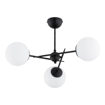 Nadgradni luster PRIMERY 3xE14/10W/230V crna