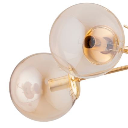 Nadgradni luster PRIMERY 5xE14/10W/230V zlatna