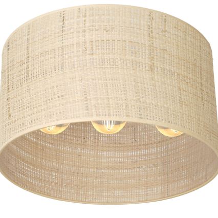 Nadgradni luster RATTAN 3xE27/60W/230V ratan