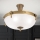 Nadgradni luster ROCCA 4xE27/60W/230V pr. 43 cm bronca/bijela