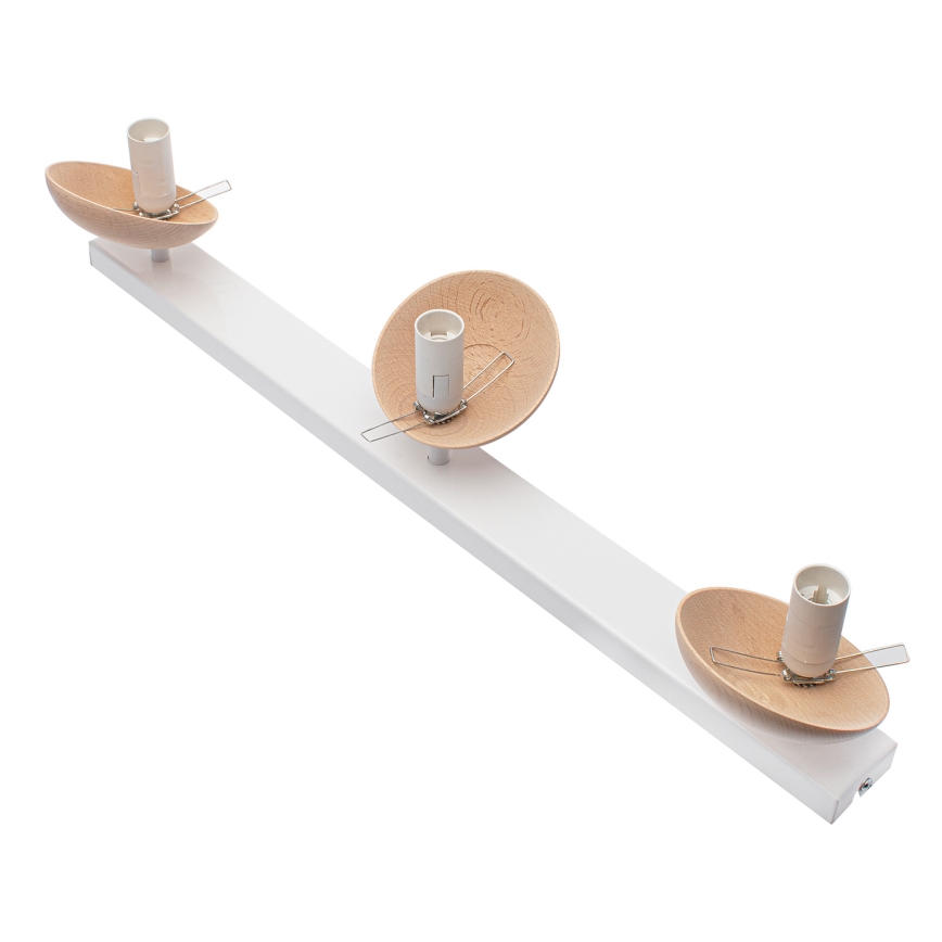Nadgradni luster SFERA WOOD 3xE14/40W/230V