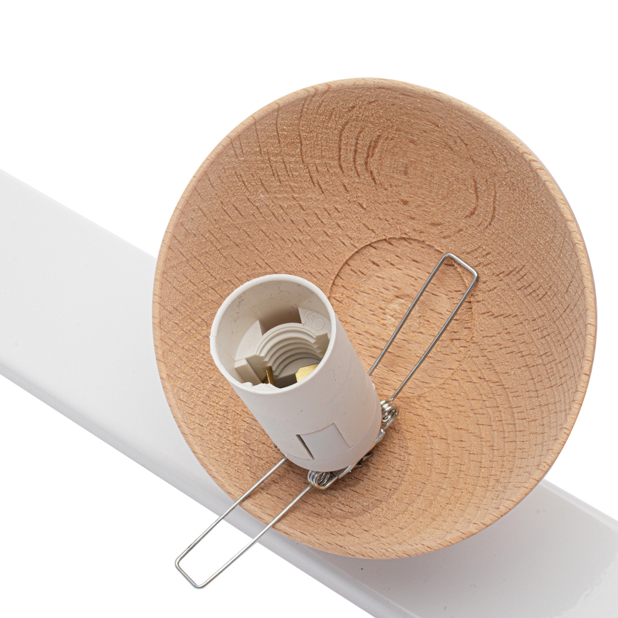 Nadgradni luster SFERA WOOD 3xE14/40W/230V