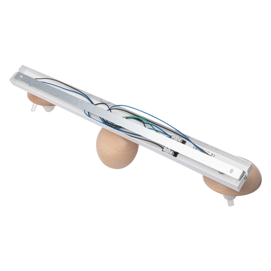 Nadgradni luster SFERA WOOD 3xE14/40W/230V