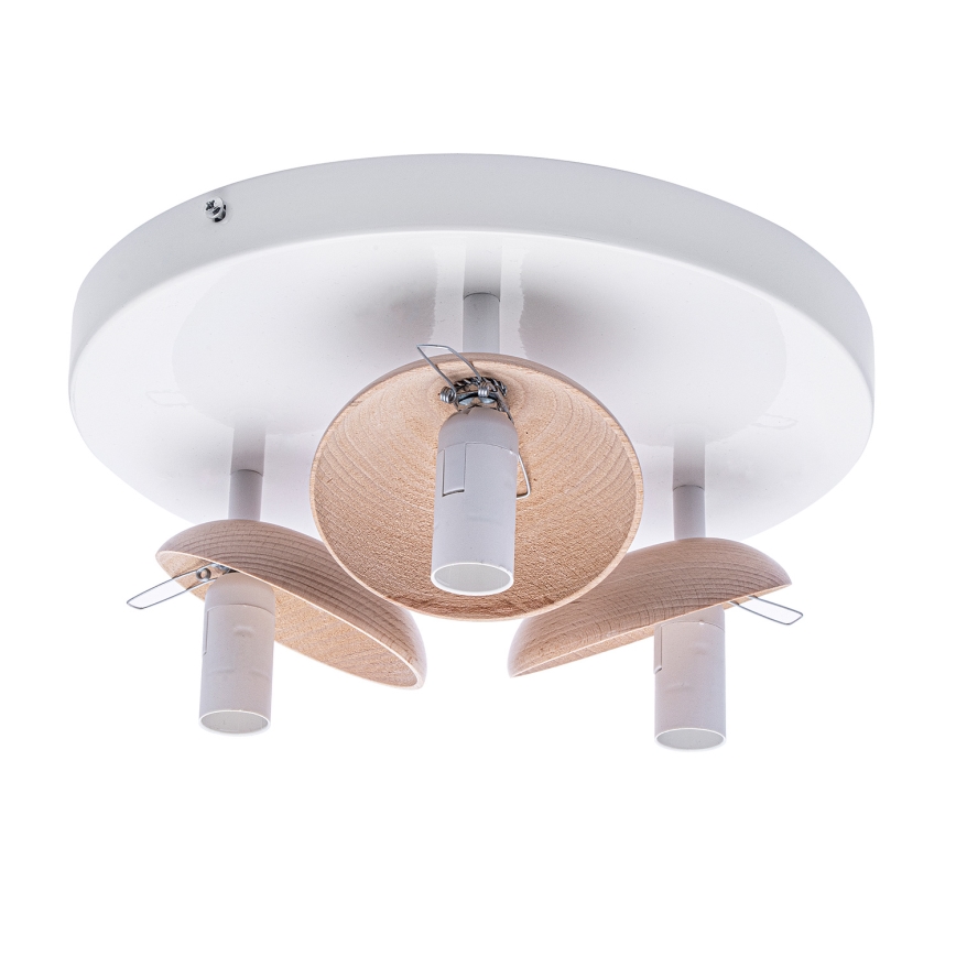 Nadgradni luster SFERA WOOD 3xE14/40W/230V