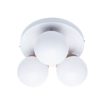 Nadgradni luster SFERA WOOD 3xE14/40W/230V