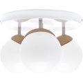 Nadgradni luster SFERA WOOD 3xE14/40W/230V