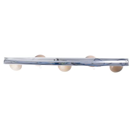 Nadgradni luster SFERA WOOD 5xE14/40W/230V