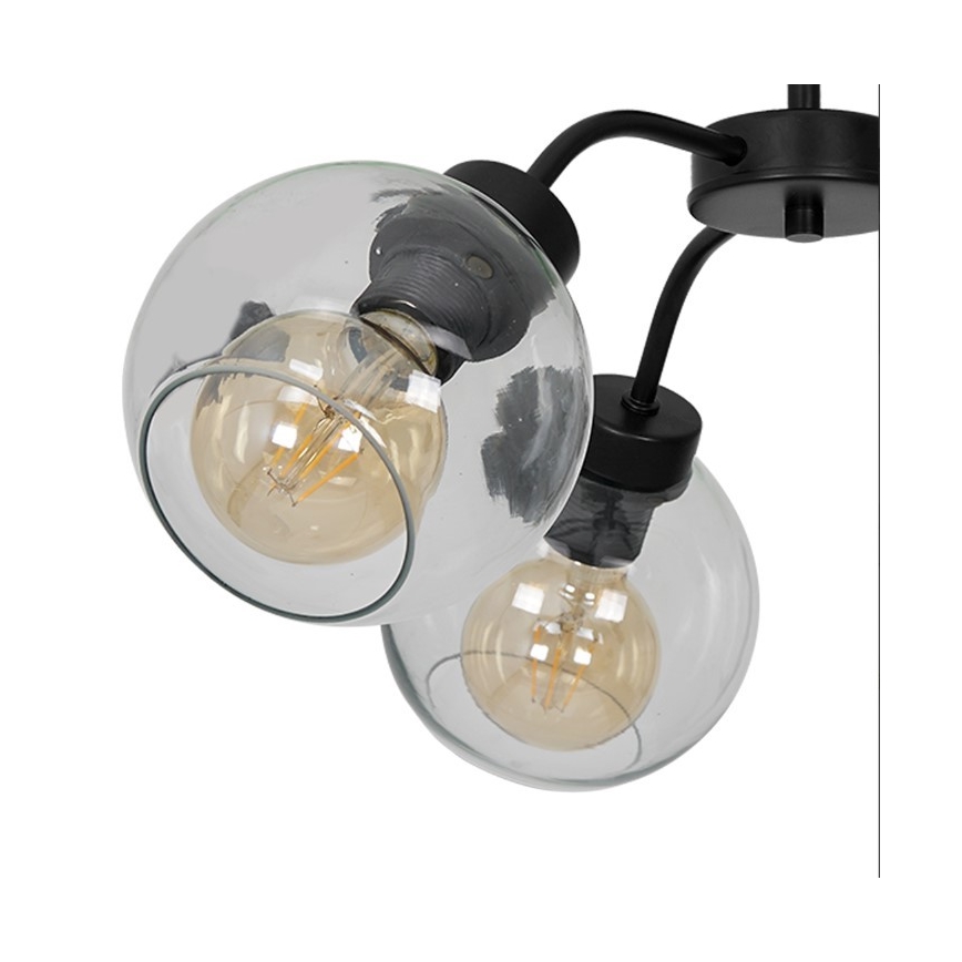 Nadgradni luster SOFIA 3xE27/60W/230V prozirna