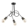 Nadgradni luster TANGO 3xE27/15W/230V crna