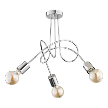 Nadgradni luster TANGO 3xE27/15W/230V sjajni krom