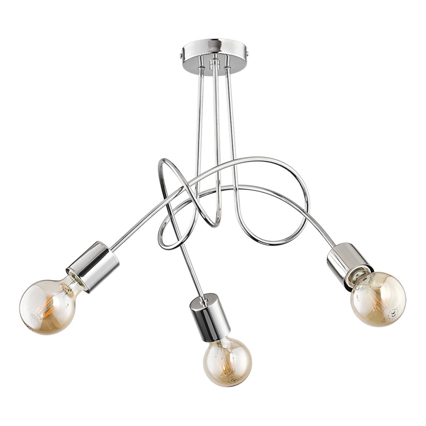 Nadgradni luster TANGO 3xE27/15W/230V sjajni krom