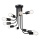 Nadgradni luster TRINITY 10xE27/15W/230V crna