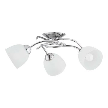Nadgradni luster VERWIL 3xE27/15W/230V sjajni krom