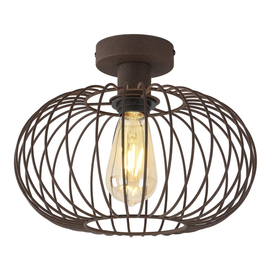 Nadgradni luster WIRE 1xE27/15W/230V smeđa