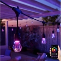 Nanoleaf - LED RGBWIC vanjska girlanda s mogućnošću prigušivanja, 20 LED, 15 m, 2700–6500K, Wi-Fi, IP65