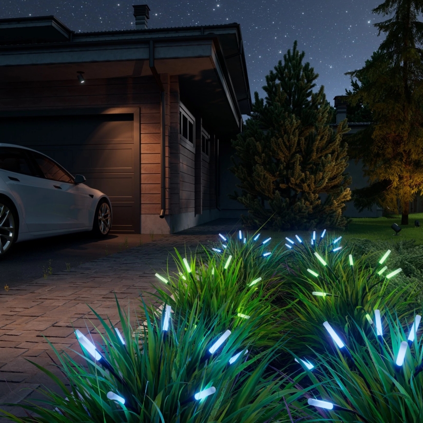 Nanoleaf - Komplet od 2 LED RGBW solarne svjetiljke, 1200 mAh, IP65, s daljinskim upravljačem