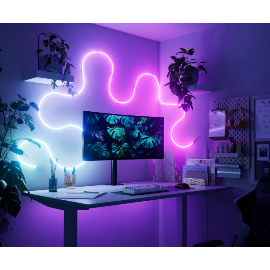 Nanoleaf - LED RGBIC Fleksibilna traka LED/230V 5m 2700-6500K Wi-Fi + daljinski upravljač