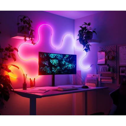 Nanoleaf - LED RGBIC Fleksibilna traka LED/230V 5m 2700-6500K Wi-Fi + daljinski upravljač