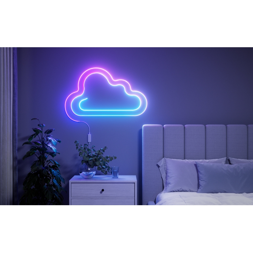 Nanoleaf - LED RGBIC Fleksibilna traka LED/230V 5m 2700-6500K Wi-Fi + daljinski upravljač