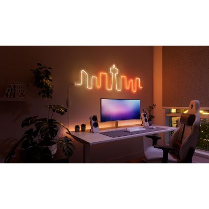 Nanoleaf - LED RGBIC Fleksibilna traka LED/230V 5m 2700-6500K Wi-Fi + daljinski upravljač