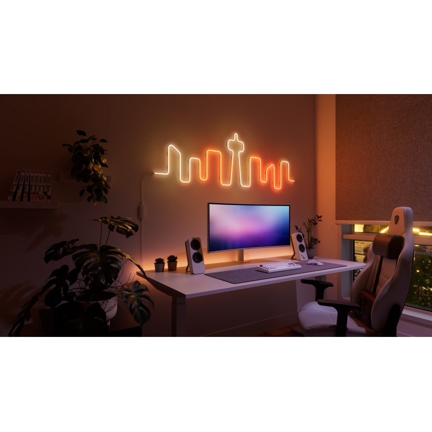 Nanoleaf - LED RGBIC Fleksibilna traka LED/230V 5m 2700-6500K Wi-Fi + daljinski upravljač