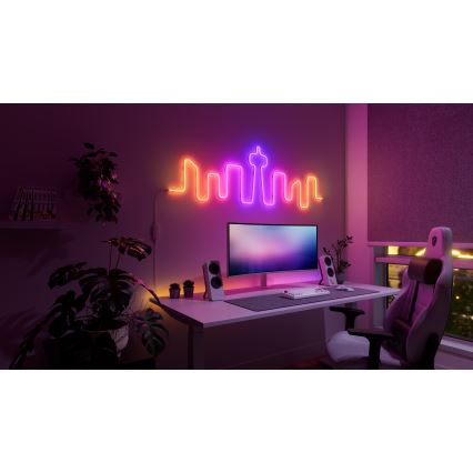 Nanoleaf - LED RGBIC Fleksibilna traka LED/230V 5m 2700-6500K Wi-Fi + daljinski upravljač