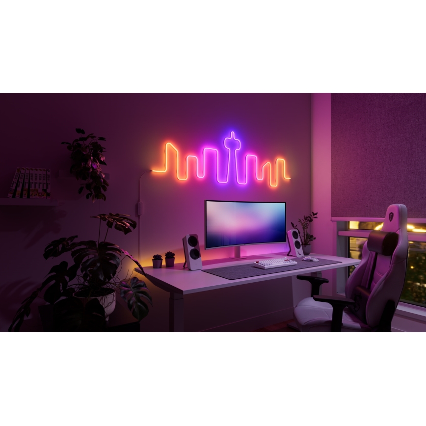 Nanoleaf - LED RGBIC Fleksibilna traka LED/230V 5m 2700-6500K Wi-Fi + daljinski upravljač