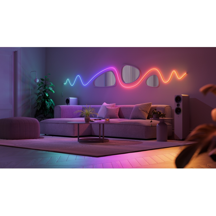 Nanoleaf - LED RGBIC Fleksibilna traka LED/230V 5m 2700-6500K Wi-Fi + daljinski upravljač