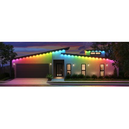 Nanoleaf - Komplet za proširenje LED RGBCW s mogućnošću prigušivanja, vanjski niz 10xLED/7,2W/230V, 5m, 2200-6500K, IP67, Wi-Fi