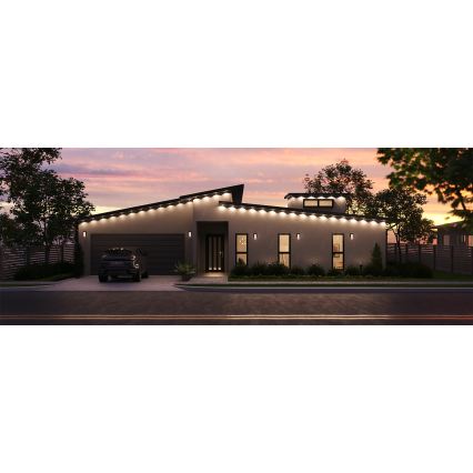 Nanoleaf - Komplet za proširenje LED RGBCW s mogućnošću prigušivanja, vanjski niz 10xLED/7,2W/230V, 5m, 2200-6500K, IP67, Wi-Fi