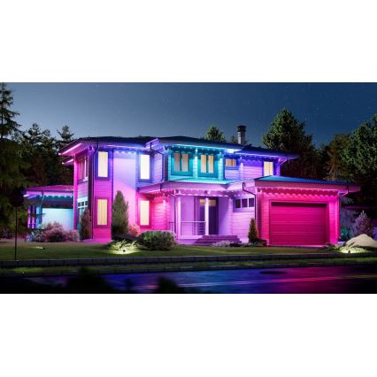 Nanoleaf - LED RGBCW Vanjski svjetlosni niz s mogućnošću prigušivanja 30xLED/2,4W/230V 15m 2200-6500K IP67 Wi-Fi + daljinsko upravljanje