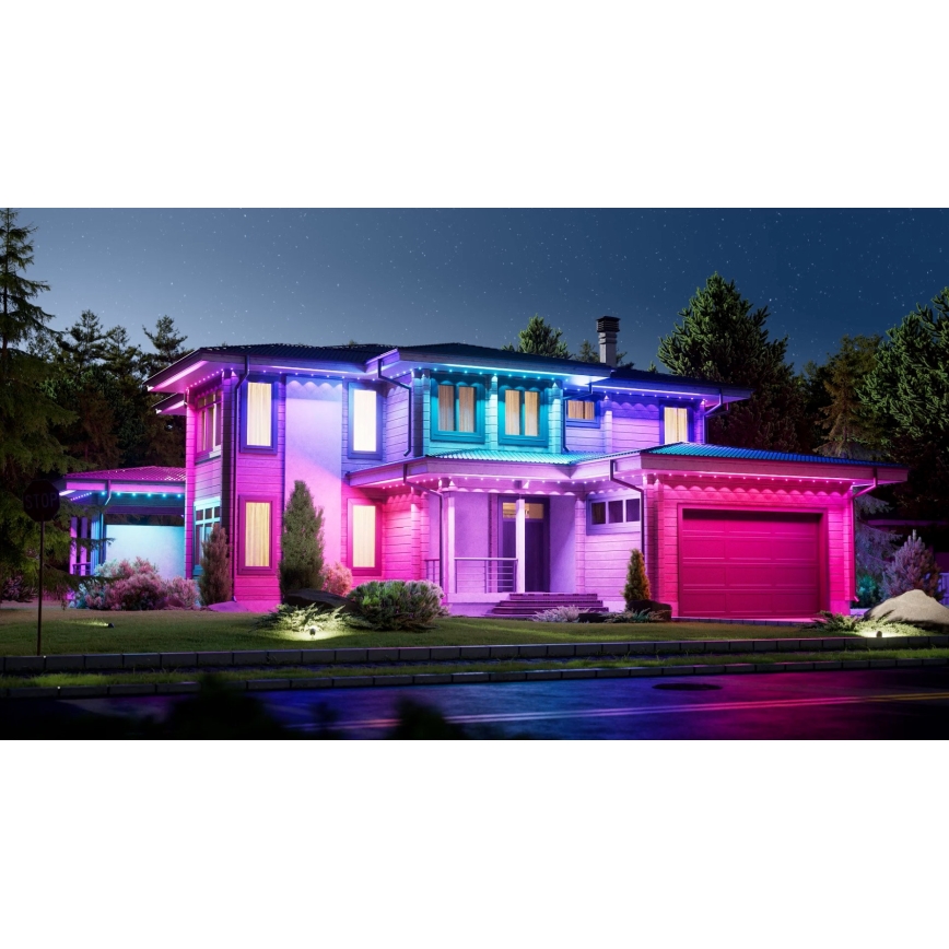 Nanoleaf - LED RGBCW Vanjski svjetlosni niz s mogućnošću prigušivanja 30xLED/2,4W/230V 15m 2200-6500K IP67 Wi-Fi + daljinsko upravljanje